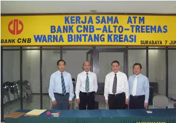 Penanda-tanganan Kerjasama ATM Bank CNB - ALTO - PT. Treemas Solusi Utama - PT. Warna Bintang Kreasi
